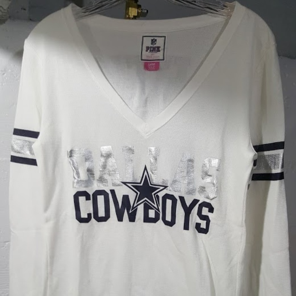 Victoria Secret Pink NFL Cowboys Thermal Shirt - L